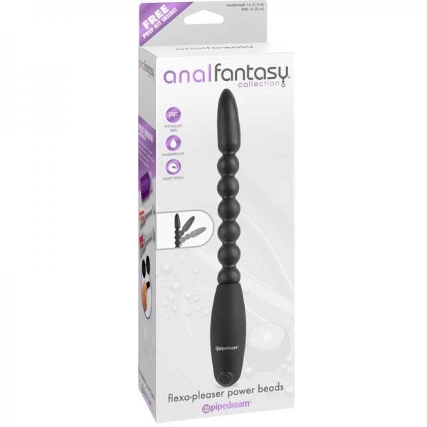 Anal Fantasy Flexa-Pleaser Power Beads Black Pipedream Products