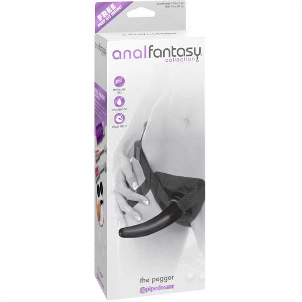 Anal Fantasy The Pegger Black Strap On Pipedream Products