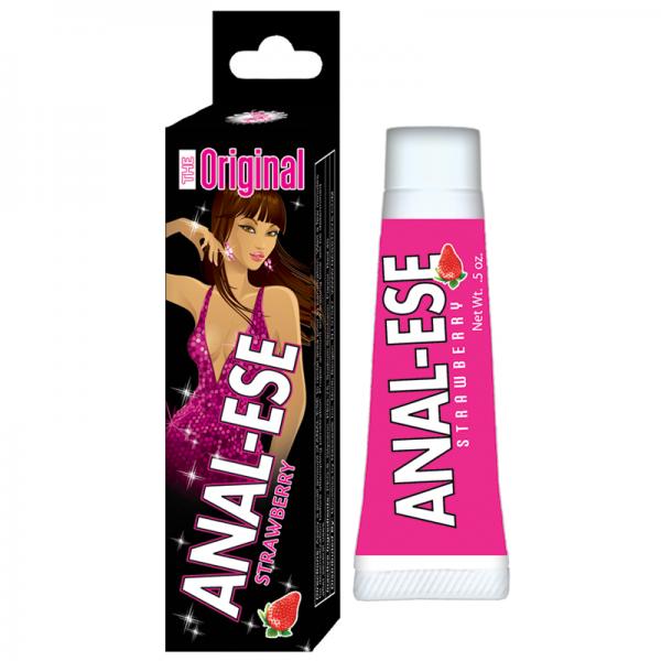 Anal-Ese Flavored Desensitizing Anal Gel Strawberry .5oz Nasstoys