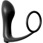 Anal Fantasy Ass Gasm Cockring Vibrating Plug Black Pipedream