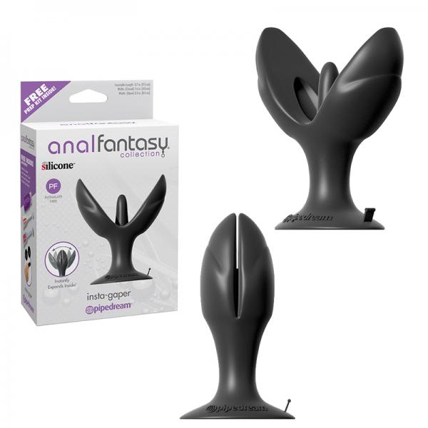 Anal Fantasy Insta Gaper Black Butt Plug Pipedream