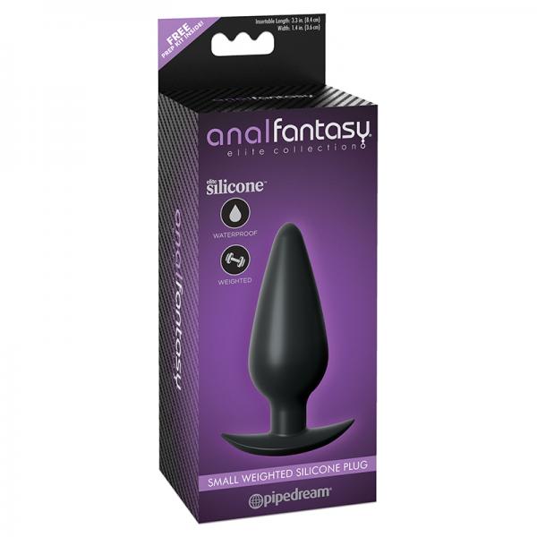 Anal Fantasy Elite Small Weighted Silicone Plug Pipedream Products