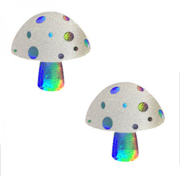 Mushroom Holographic Nipple Covers by Neva Nude Neva Nude