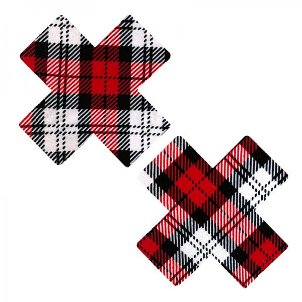 Neva Nude X Factor Plaid Pasties - School Girl Chic Neva Nude