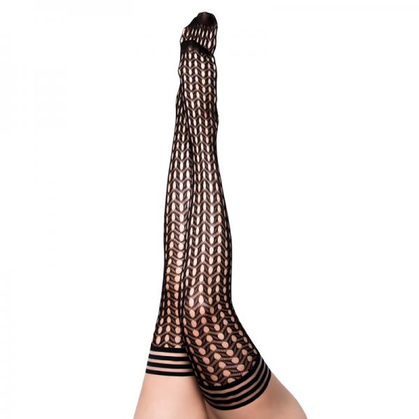 Kixies Mimi Black Fishnet Circles A Size Kixies Inc