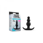 Anal Adventure Platinum Beaded Plug Black Blush Novelties