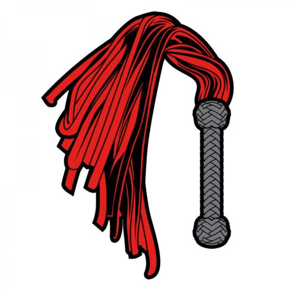 Flogger Fun Enamel Lapel Pin Wood Rocket LLC