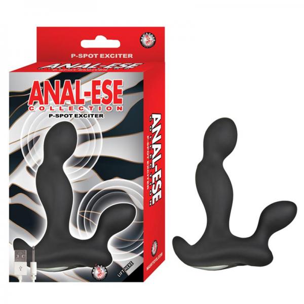 Anal-ese Collection P-spot Exciter - Black Nasstoys