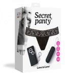 Seductive Secret Vibrating Panty in Black Lovely Planet USA