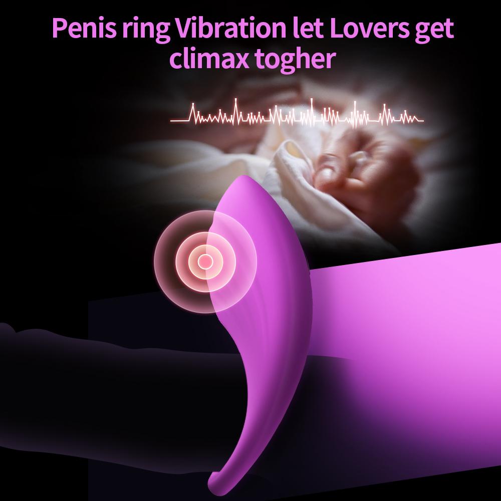 Leten Penis Cock Ring Multi Spot Vibrating Ring Toys Sex for Couples Ring on the Penis Sex Toy - Random Unicorn