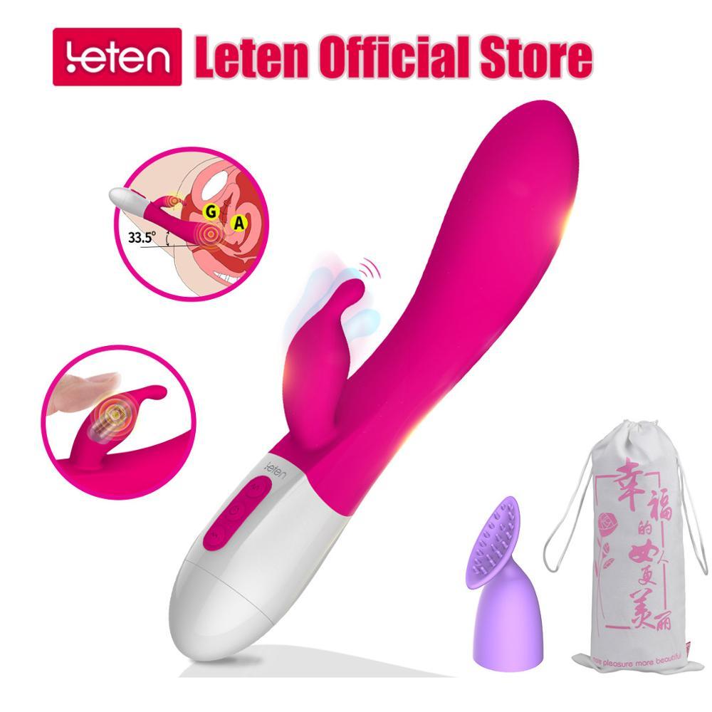 LETEN Multi Speed Vibrator For Women Wireless Clitoris Massage Rabbit Vibrator Silicone Soft Waterproof G Spot - Random Unicorn