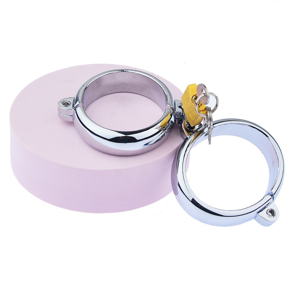 Sex Products Metal Handcuffs Foot Cuffs Oval Handcuffs Foot Shackles Sm Sex Products For Men And Women Tie Hands Toys - Random Unicorn