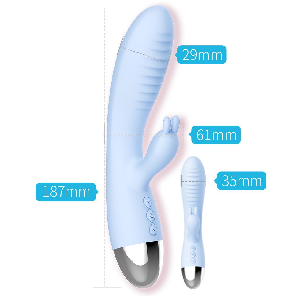 LETEN Rabbit Vibrator G-Spot Clitoris Super Soft Massager Stimulator - Random Unicorn