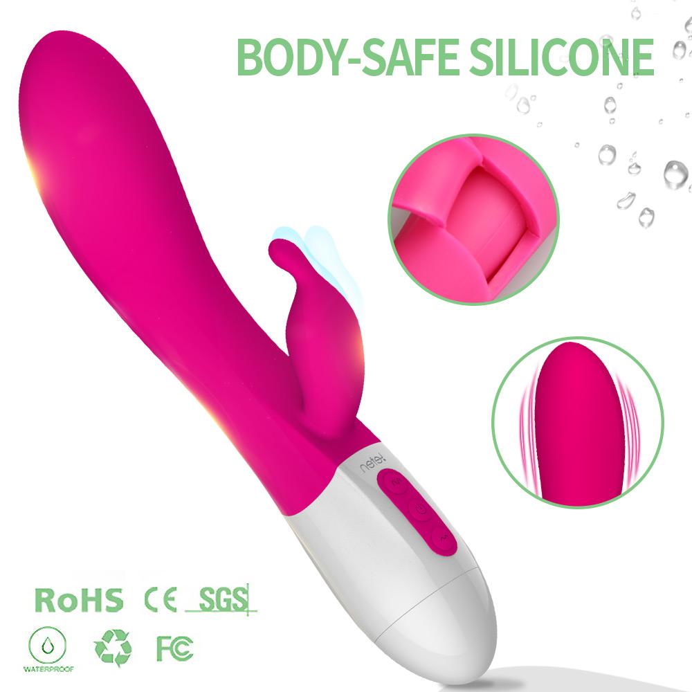 LETEN Multi Speed Vibrator For Women Wireless Clitoris Massage Rabbit Vibrator Silicone Soft Waterproof G Spot - Random Unicorn