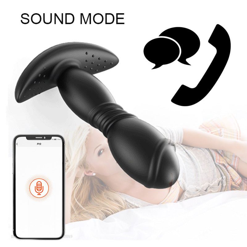 New Female Posterior Anal Plug Automatic Stretching Vibration APP Control Remote Prostate Massager Adult - Random Unicorn