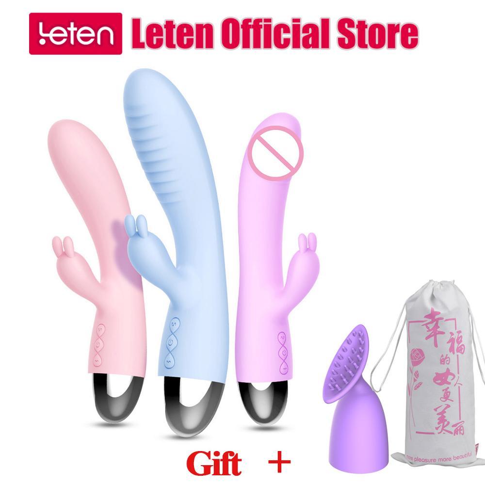 LETEN Rabbit Vibrator G-Spot Clitoris Super Soft Massager Stimulator - Random Unicorn