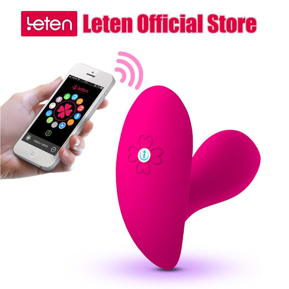 LETEN Wireless Remote Control Vibrator G-spot Wear Dildo 10 Mode Strapless Toys - Random Unicorn