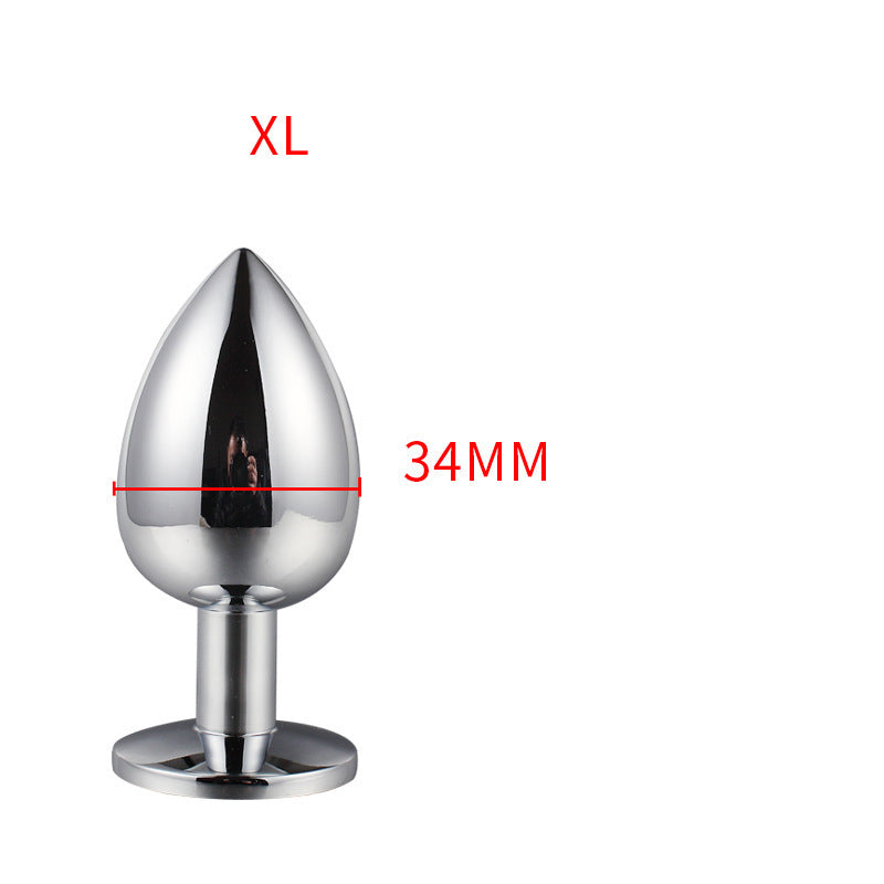 Funny Metal Anal Plug Fox Tail Female Backyard Toy Detachable Anal Plug - Random Unicorn