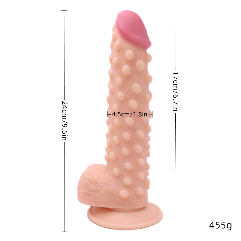 Corn kernel simulation penis adult product female masturbation device manual powerful suction cup - Random Unicorn