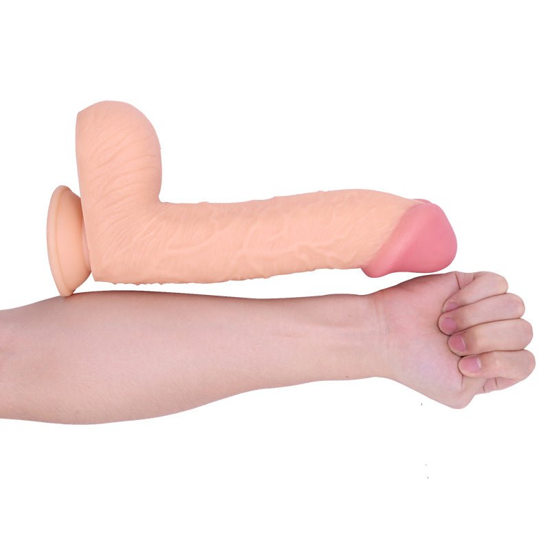 11 inch Amazon cross-border domestic female super long super coarse sex health care product large simulation penis - Random Unicorn