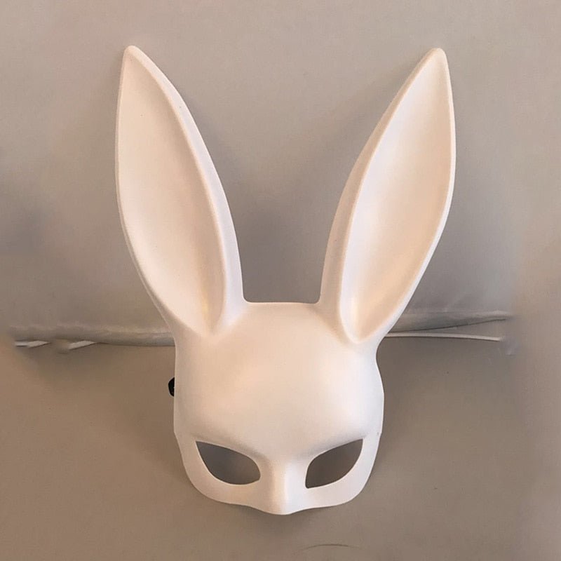 1Pc Halloween Laides Bunny Mask Party Bar Nightclub Costume Rabbit Ears Mask Festival Party Hairband Costume - Random Unicorn