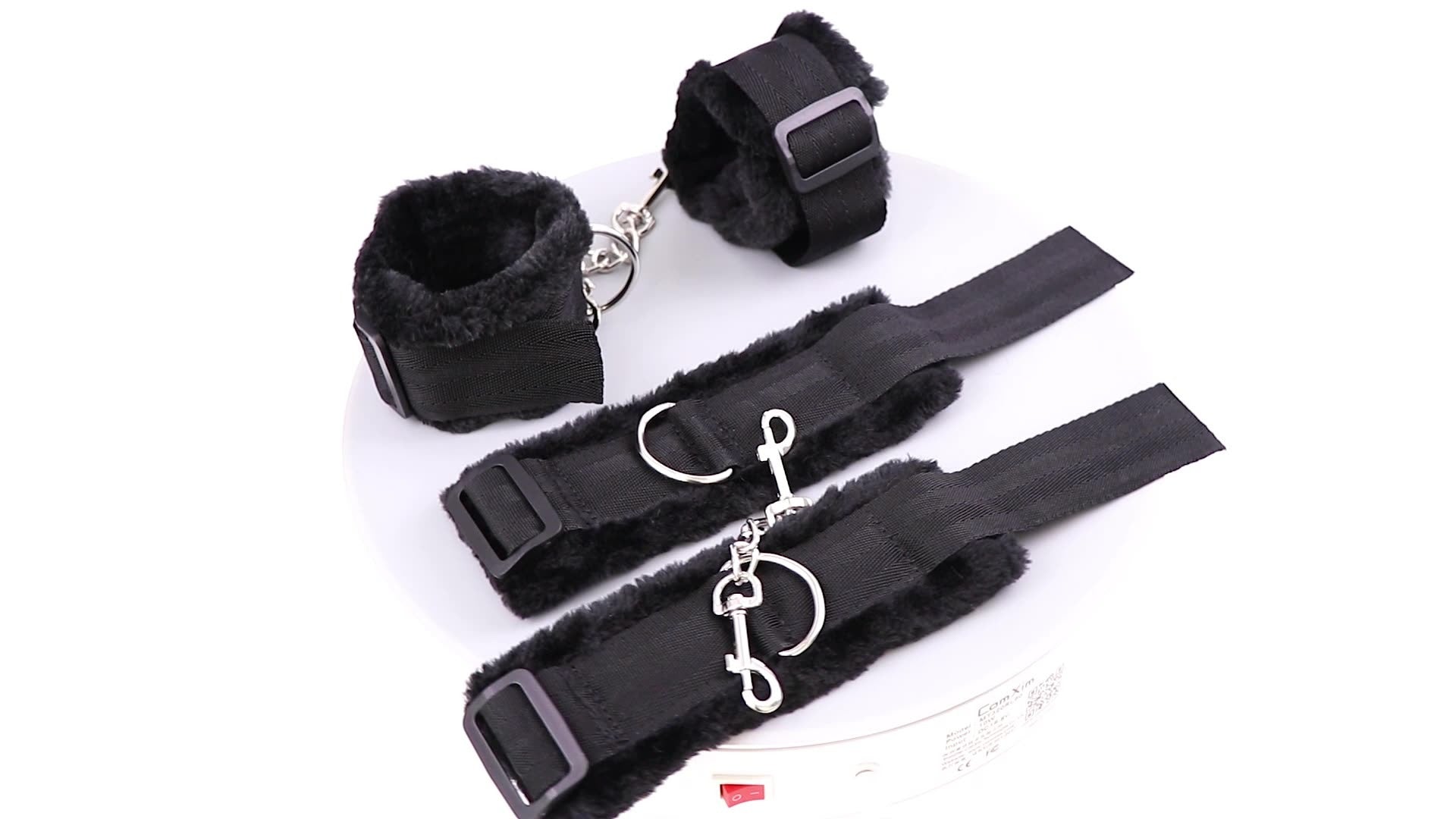 Adult Supplies Foot Cuffs Plush Handcuffs Adult Alternative Toys Couple Supplies Sex And Flirtation - Random Unicorn