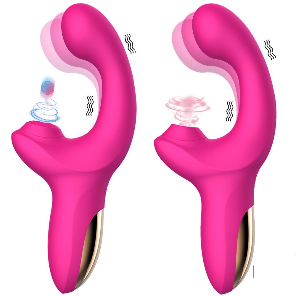 Female Sex Toys Charging G-spot Sucking Flapping Pulling Finger Vibrating Massage Stick, Female Masturbation Vibrator - Random Unicorn