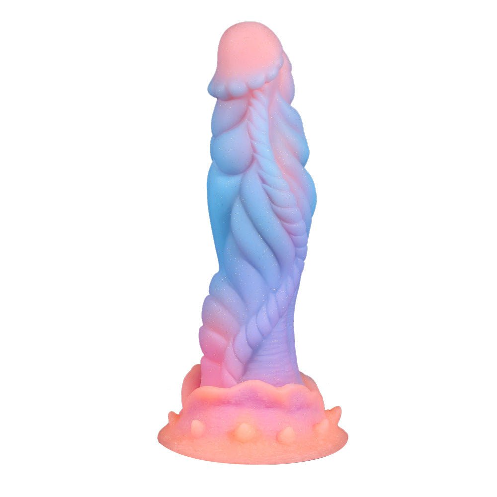 Fluorescent Silicone In The Dark New Anal Plug Anal Expander For Men And Women With Penis Sex Adult - Random Unicorn