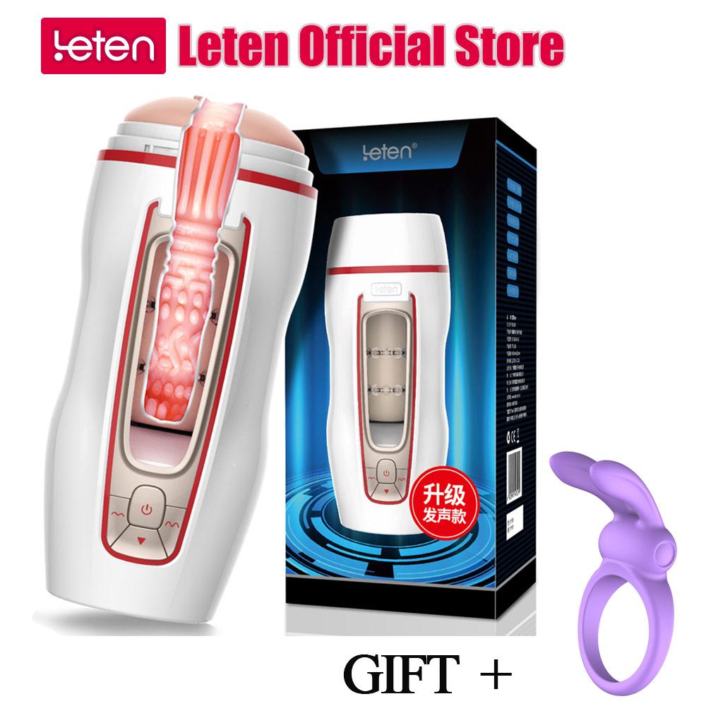 LETEN Male Masturbator Multi Speed Intelligent Electric Male Masturbation Cup Automatic Electric Sex Toys - Random Unicorn