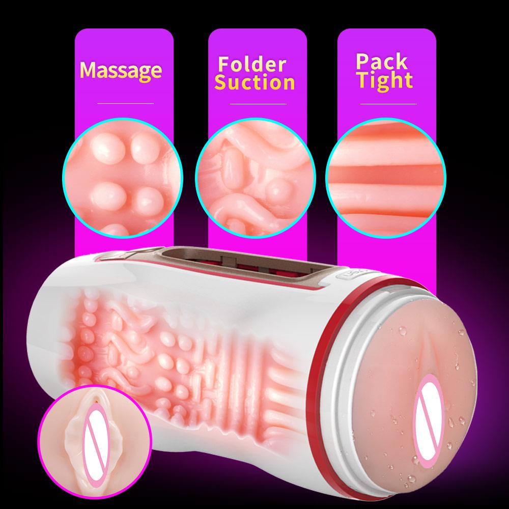 LETEN Male Masturbator Multi Speed Intelligent Electric Male Masturbation Cup Automatic Electric Sex Toys - Random Unicorn