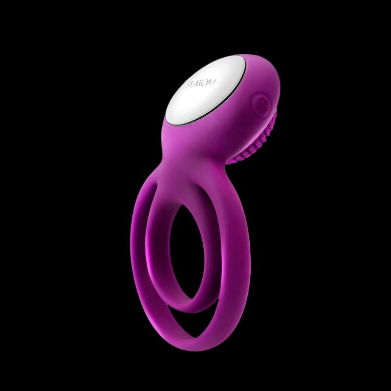 Men's Products Vibrating Ring Fun Ring Lock Fine Ring Couple Electric Resonance Ring Sex Toys - Random Unicorn