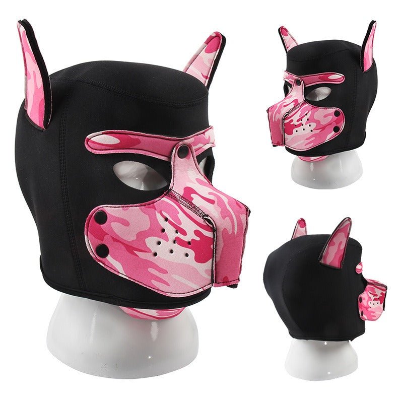 New Adult Sex Toy SM Alternative Toy Role Play Flirting Dog Head Mask Headgear - Random Unicorn