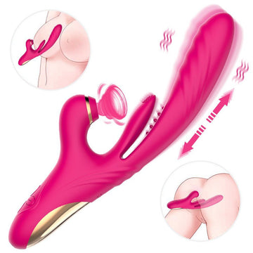 Orena Daphne Vibrator Sucking Tongue Licking Egg Telescopic Vibration Smart Heating Masturbator Sex Toys - Random Unicorn