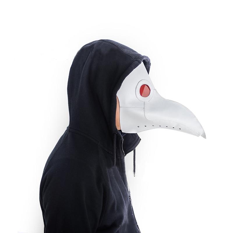 Plague Doctor Halloween Mask Birds Long Nose Beak - Random Unicorn