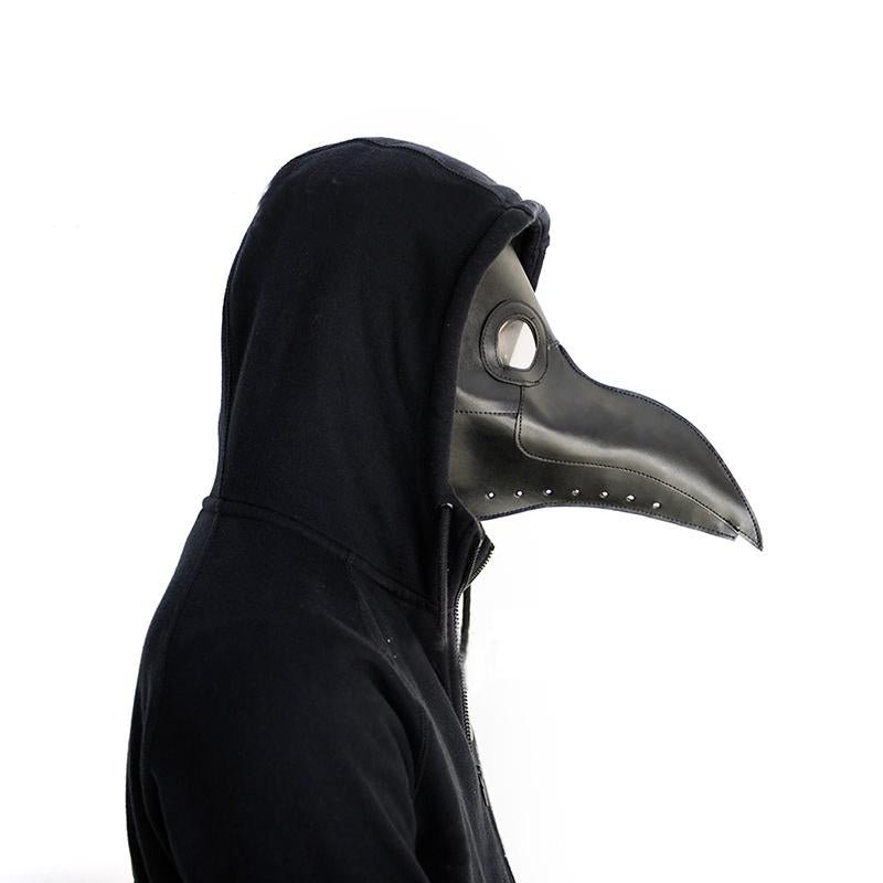 Plague Doctor Halloween Mask Birds Long Nose Beak - Random Unicorn