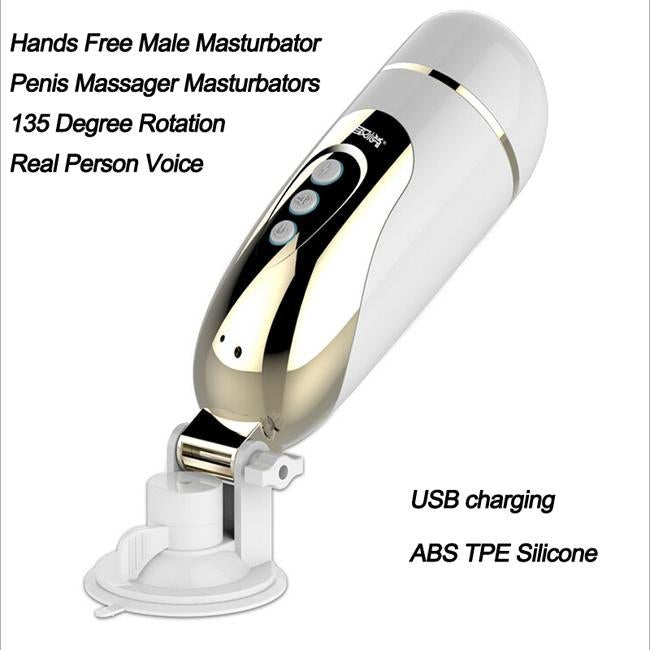 QUYUE Hands Free Male Masturbator for man Artificial vagina real pussy Sex products Adult Sex toys - Random Unicorn