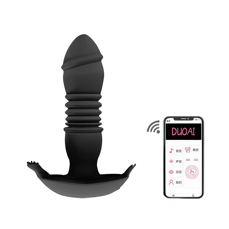 Retractable Female Wear Double Motor a Generation Vibrating Couples Remote Control Sex Jumpers - Random Unicorn