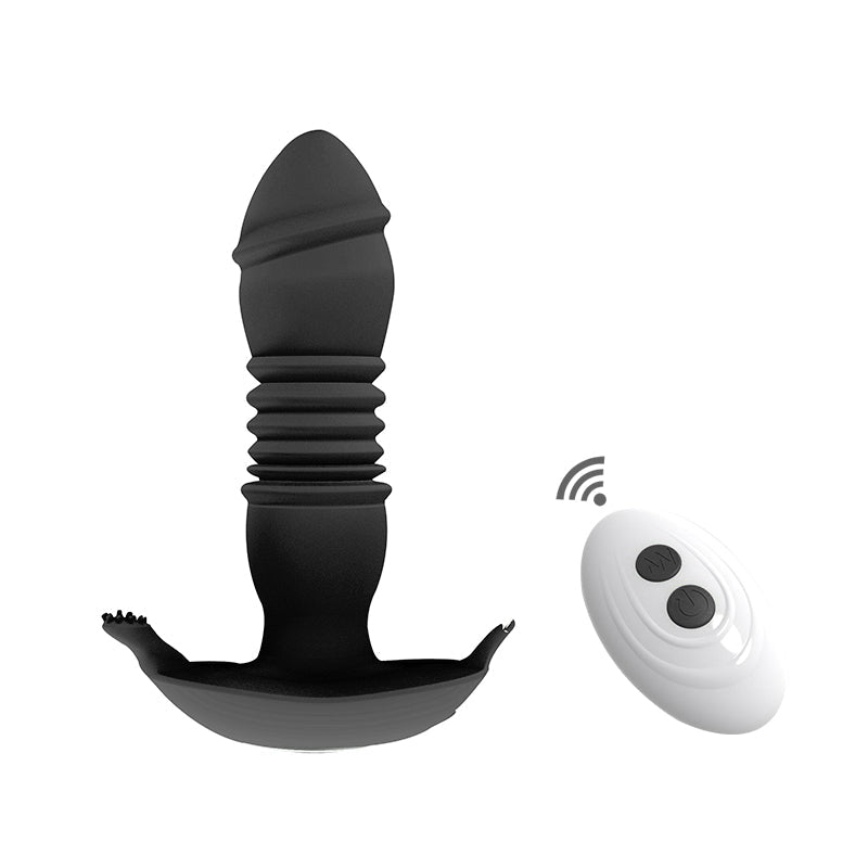 Retractable Female Wear Double Motor a Generation Vibrating Couples Remote Control Sex Jumpers - Random Unicorn