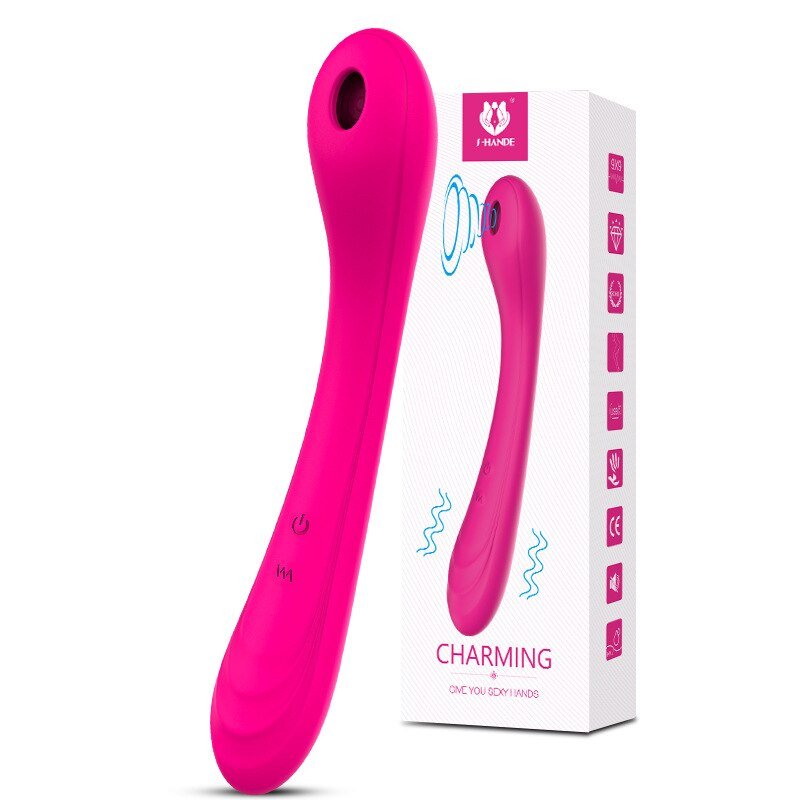 S-HANDE Female Appliances Adult Supplies Female 9-Frequency G-Spot Sucking Vibrator Women's Masturbation Tool Sex Toys - Random Unicorn