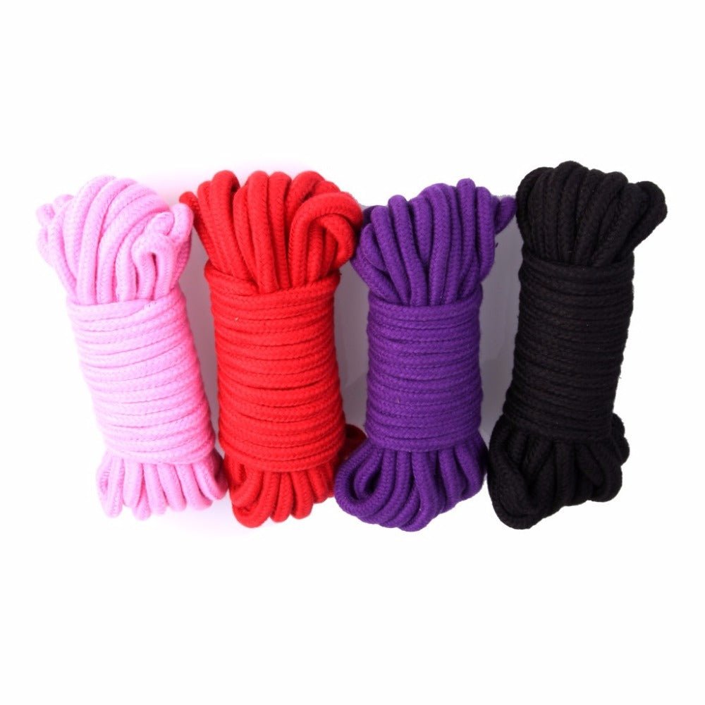 sexy 5M Sex Cotton Bondage Restraint Rope Slave Roleplay Toys - Random Unicorn