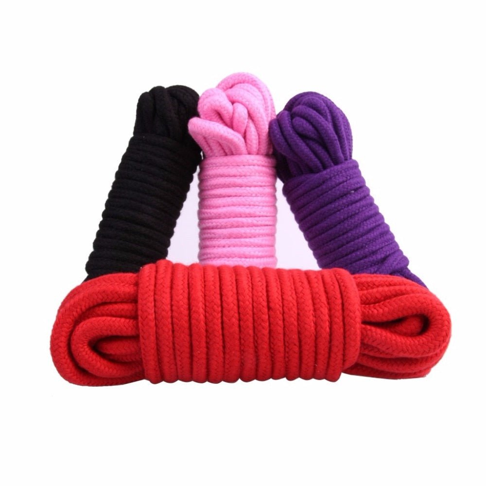 sexy 5M Sex Cotton Bondage Restraint Rope Slave Roleplay Toys - Random Unicorn