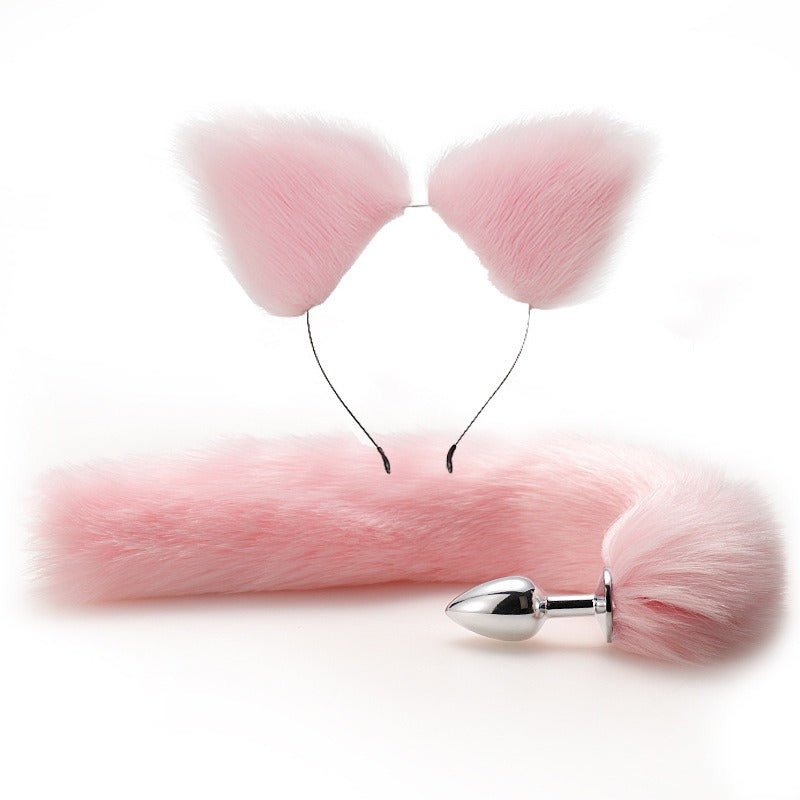 SM Erotic Fox Tail Anal Plug Metal Posterior Plug Adult Products Toys Artificial Tail Set Play - Random Unicorn