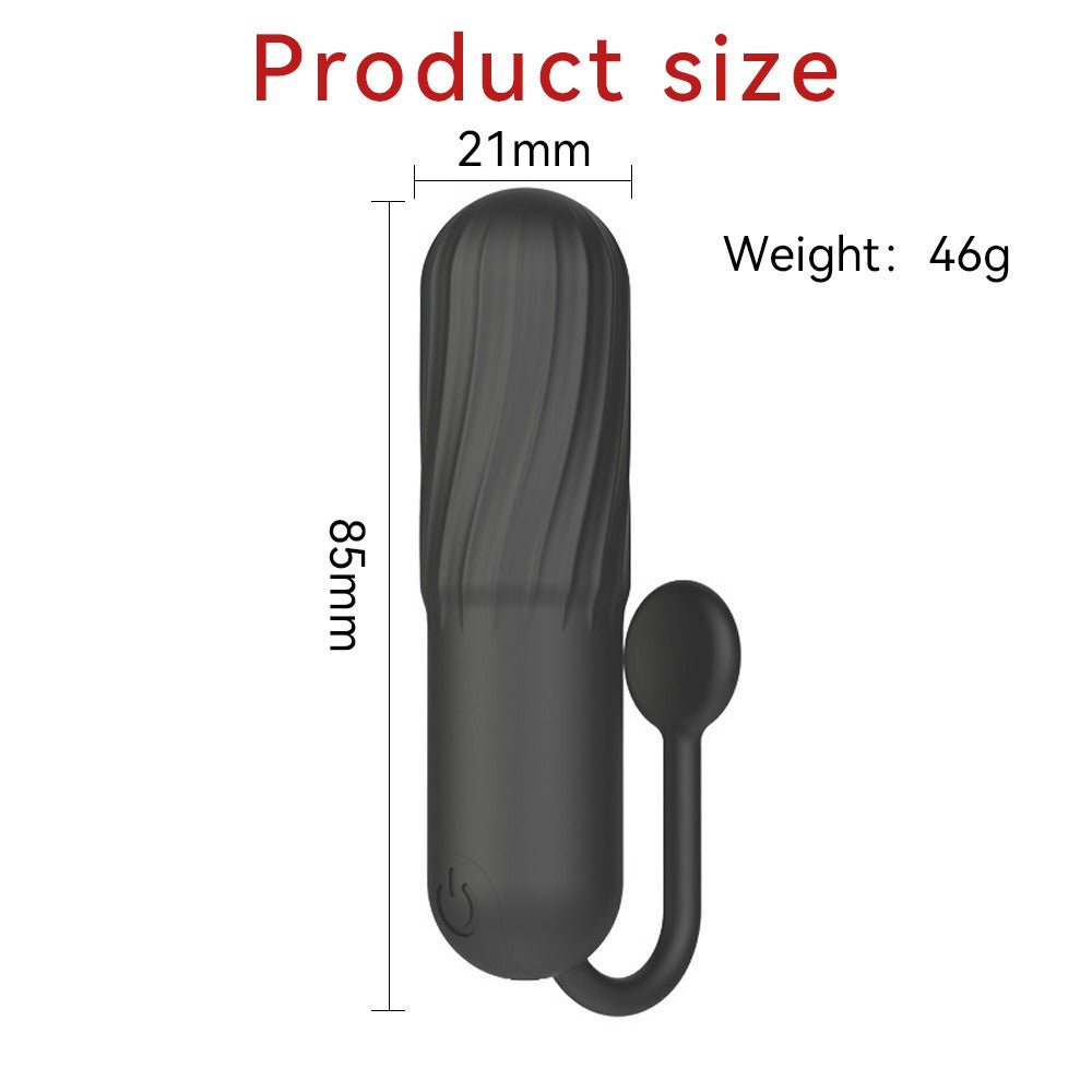 Tadpole Bullet Head Dildo Female Mini Strong Shock Wireless Masturbator Charging Erotic Sex Toys - Random Unicorn