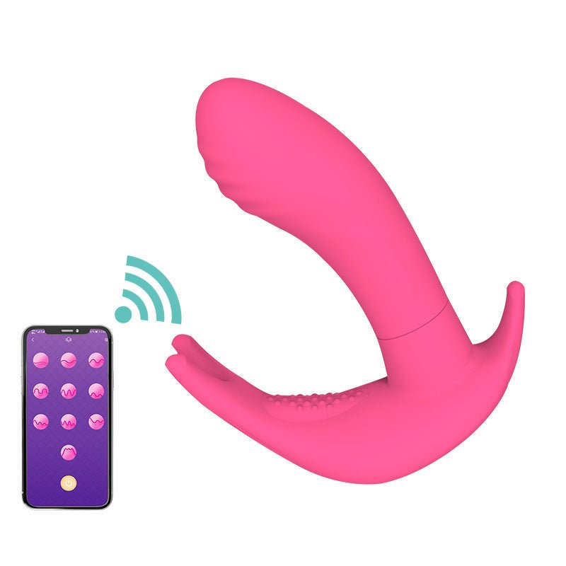 The APP Newly Equipped With Butterfly Sex Appeal Female Vibrating Massage Appliance Adult Couple's Warming Sex Appliance - Random Unicorn