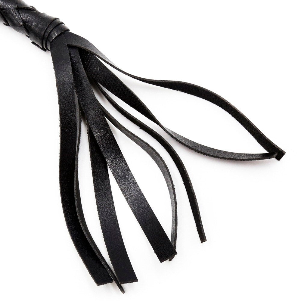 Thierry cheap PU leather BDSM whip flogger spanking bondage slave fantasy fetish restraints sex toys couple adult games - Random Unicorn