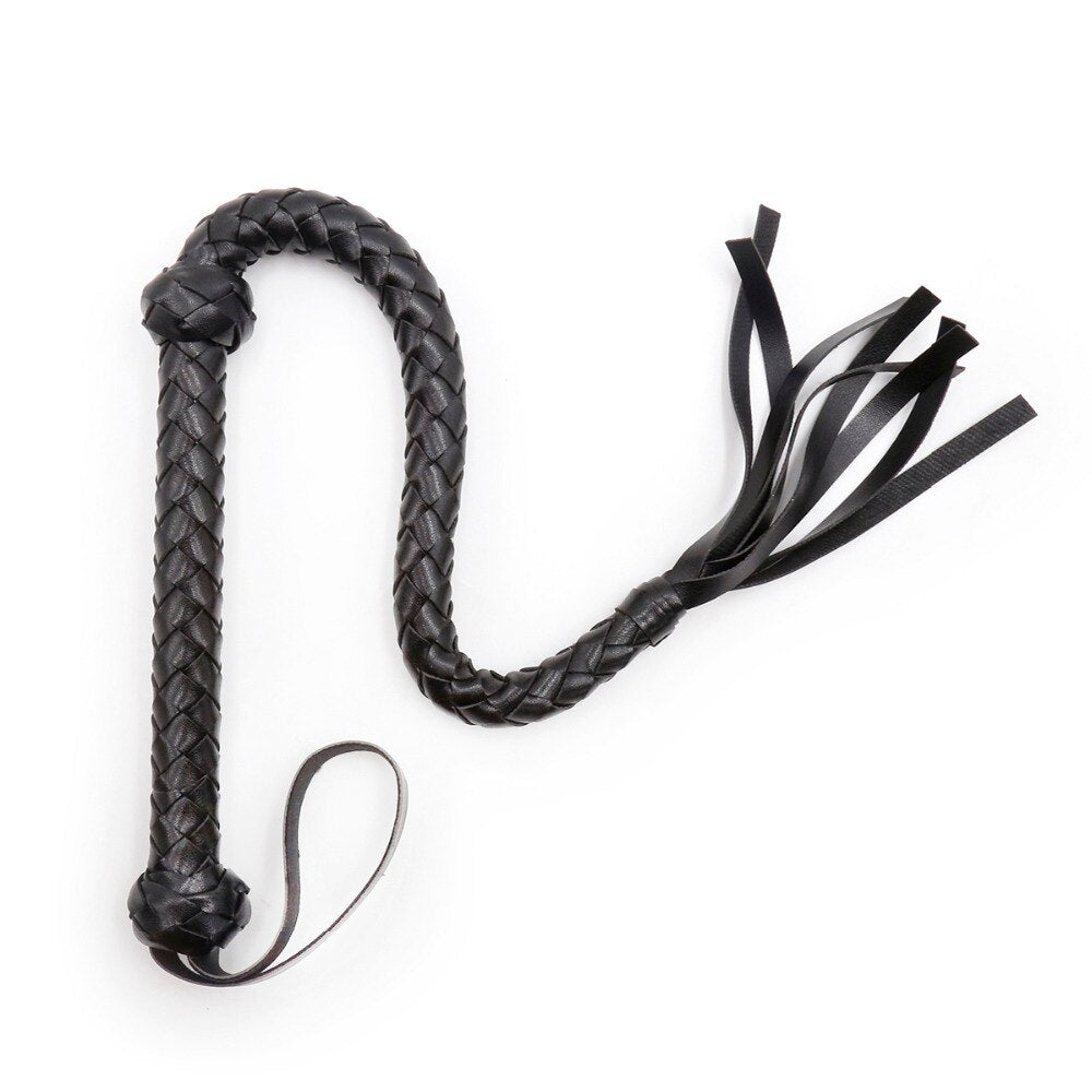 Thierry cheap PU leather BDSM whip flogger spanking bondage slave fantasy fetish restraints sex toys couple adult games - Random Unicorn