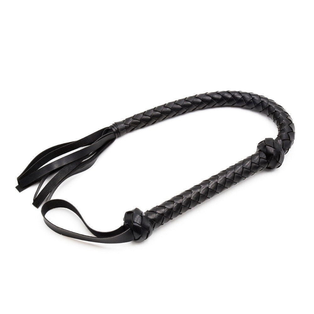 Thierry cheap PU leather BDSM whip flogger spanking bondage slave fantasy fetish restraints sex toys couple adult games - Random Unicorn