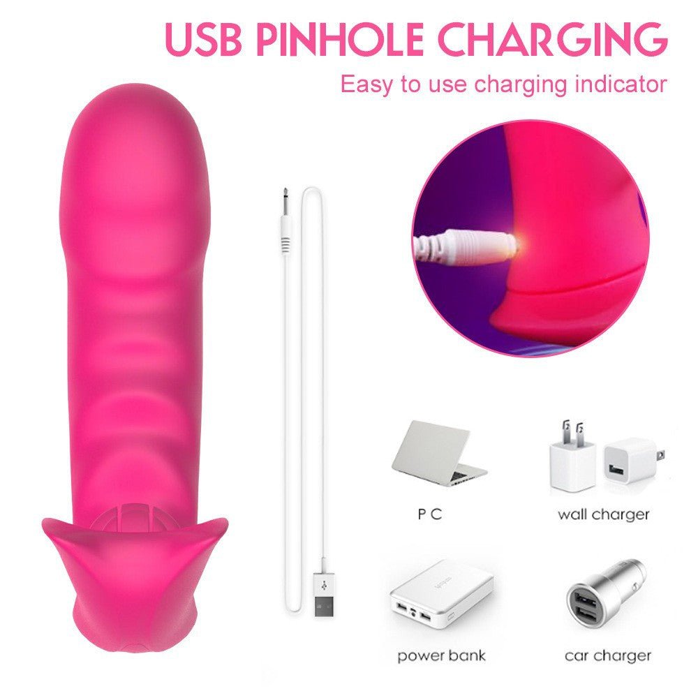 Tingyue Wireless Remote Control Jumping Egg Female Masturbator Wearable Phallus Vibrator Silicone Dildo Sex Toys - Random Unicorn