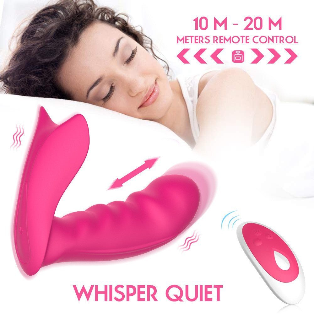 Tingyue Wireless Remote Control Jumping Egg Female Masturbator Wearable Phallus Vibrator Silicone Dildo Sex Toys - Random Unicorn