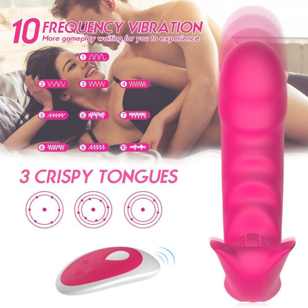 Tingyue Wireless Remote Control Jumping Egg Female Masturbator Wearable Phallus Vibrator Silicone Dildo Sex Toys - Random Unicorn